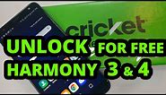 🥇 Unlock LG Harmony 3, Harmony 4 from Cricket