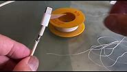 Repairing Frayed iPhone Lightning or USB Cable