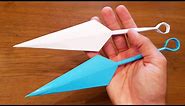 How To Make a Paper Kunai - Ninja Origami