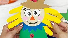 Scarecrow Handprint Craft For Kids