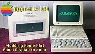 Apple IIc Flat Panel Display Color Composite LCD Conversion