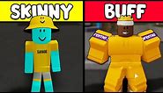 How to get SKINNY or BUFF in DA HOOD (Roblox) | FAST and EASY