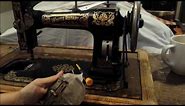 White Rotary Treadle Antique Sewing Machine - Sewing Machine Refurbishing