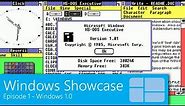 Windows Showcase - Windows 1.0