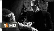 The Monster Meets His Bride - Bride of Frankenstein (10/10) Movie CLIP (1935) HD