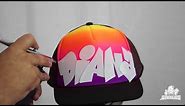Chino Stencils - How to Airbrush Graffiti Name on Hat