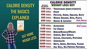 Calorie Density Basics Explained / The Starch Solution