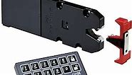 StealthLock Keyless Cabinet Lock System SL-100 – Easy to Use Battery Operated Door Lock with Code- One Transmitter, Unlimited Devices in 15’ Radius- Ideal as Child Locks for Cabinets & Doors