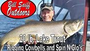 20lb. Lake Trout "How to rig Spin N Glo's" - Capt. Bill Saiff III