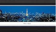 Blakeway Worldwide Panoramas Tokyo, Japan-Blakeway Panoramas Skyline Posters, Deluxe Frame with Double Mat