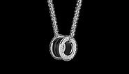 Silver,Ceramic Save the Children Necklace with Black No Gemstones | Bulgari Official Store