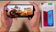 OPPO F9 Unboxing and Hands On - Pubg, Battery, Camera