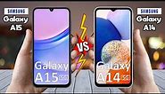 Samsung Galaxy A15 5G Vs Samsung Galaxy A14 5G - Full Comparison ⚡ Techvs