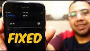 How to Fix iPhone 7 WIFI not Working - Grayed Out WiFi