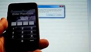 PASSWORD LOCKED iPod Touch - How to RESTORE a Disabled iPod with a lost Pass Code Unlock Video