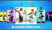 Fortnite All Fan Made Concept Skins!