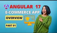 Angular 17 eCommerce Application Overview | Angular 17 project from scratch with Testycodeiz