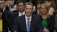 'I'm sorry', Mark Zuckerberg tells US Congress over Facebook data breach | ITV News