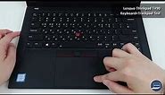 Lenovo Thinkpad T490 - Keyboard Test