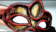 Paper mache antique mask tutorial!