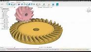 Straight, Zerol and Spiral Bevel Gear (Tredgold's approximation), parametric (Fusion 360)