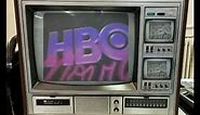 HBO Feature Presentation 1986 bumper on Sampo Tri-Screen Color TV Model #9519