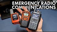EMERGENCY RADIO COMMUNICATIONS | Ham Radio, Walkie Talkie, Satellite