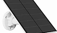 5W Solar Panel for Security Camera Outdoor, 5V USB Solar Panel Charger Compatible with Rechargeable Battery Powered Cam, Camera Solar Panel with IP65 Waterproof, 9.8ft Cable, 360° Adjustable Bracket