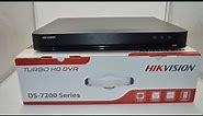 Hikvision 32CH Turbo HD DVR - 7200 Series - Quick Unboxing