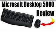 Microsoft Wireless Comfort Desktop 5000 review, microsoft mouse 5000, microsoft keybord 5000, comple