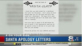 Are "apology letters" from Santa a good idea?