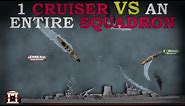 HMS Ajax: How a lone British Cruiser destroyed an entire Italian Squadron, 1940 (Documentary)