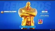 UNLOCKING GOLD BRUTUS in Fortnite! (SEASON 2)