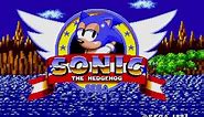 Sonic The Hedgehog Opening Title Screen Intro Sega Genesis