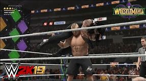 WWE 2K19 - Brock Lesnar vs. Roman Reigns | Wrestlemania 34