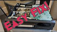 VCR Fix - VHS Tapes Not Rewinding - Easy Fix