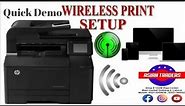 HP Laserjet Color Pro 200 M276nw Photocopier Printer Wifi Setup Quick Review Demo By Asian Traders
