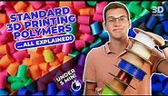 What Plastics Can You 3D Print With? | 3D Explained Polymers Ep.1 Standard Materials