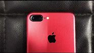 iPhone 7 Plus Custom Product Red Skin