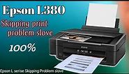 Fix Printer Skipping Lines When Printing Solve Epson Printer Printing White Lines Problem.