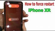 How to force restart iphone XR