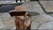 Making a Hunting Knife From a Circular Saw Blade (Common Tools)
