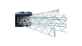 Stromberg Carlson Extend-A-Line 35" Long Versatile Swing Arm Drying Rack and Clothes Hanger with Swinging Towel Bar and Folding Clothes Hanger for RVs, Motorhomes, Campers & Home