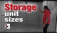 What Size Do You Need? Storage Unit Sizes.