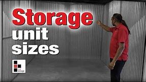 What Size Do You Need? Storage Unit Sizes.