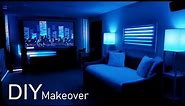 2023 Ultimate Gaming Room Makeover - Chill Space Transformation - DIY Video