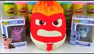 Inside Out Anger Giant Play Doh Surprise Egg Huevos Sorpresa
