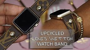 $60 Upcycled Authentic Louis Vuitton Apple Watch Band | Etsy Seller