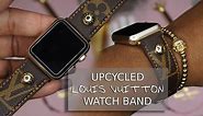 $60 Upcycled Authentic Louis Vuitton Apple Watch Band | Etsy Seller