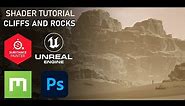 Shader Tutorial - Creating a Cliff/Rock Shader in Unreal Engine with Tileable Textures
